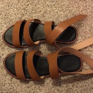 Brown sandals